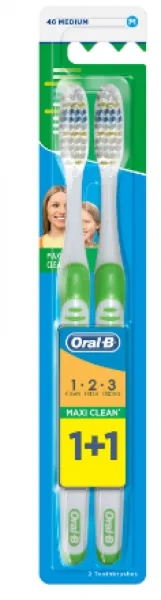 Oral B Clean Fresh Strong Toothbrush 1+1 pcs