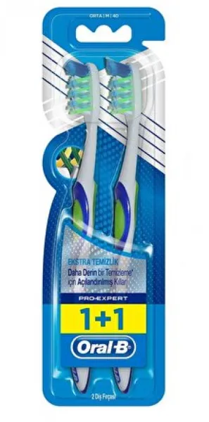 Oral B Pro Expert Extra Clean Toothbrush 1+1 pcs