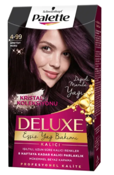 Palette Deluxe Hair Dye Eggplant Purple 4-99 1 pcs
