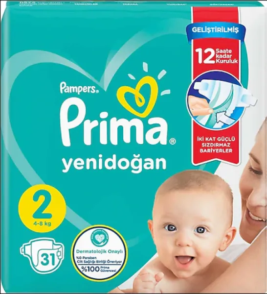 Pampers Prima No2 31 pc