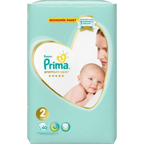 Pampers Prima No2 60 pc