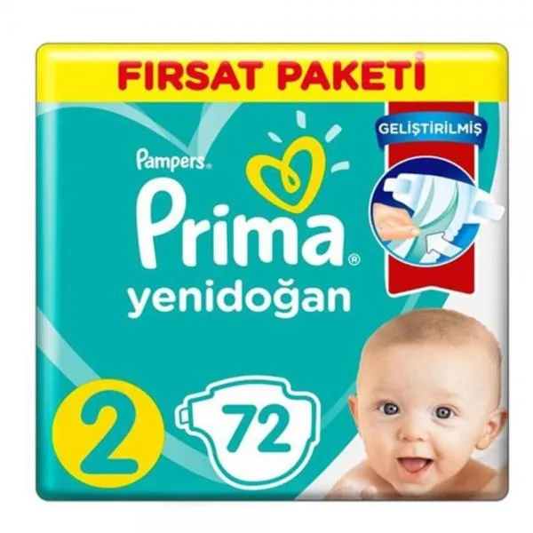 Pampers Prima No2 72 pc