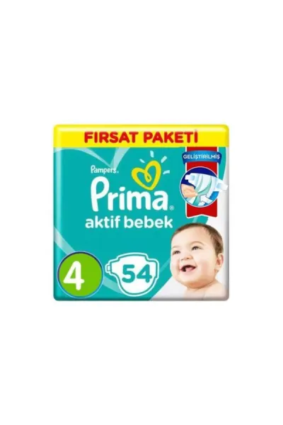 Pampers Prima No4 54 pc