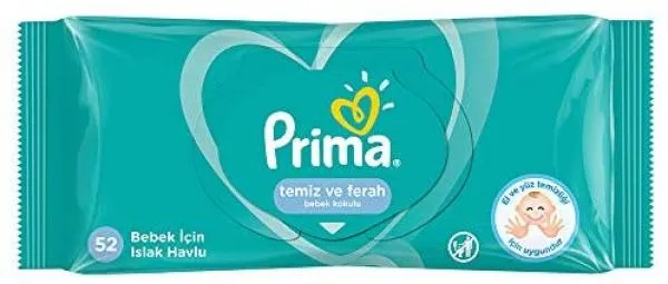 Pampers Prima Wet Towel 52 pc