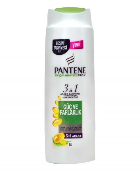 Pantene 3-in-1 Power & Shine Shampoo 470 ml
