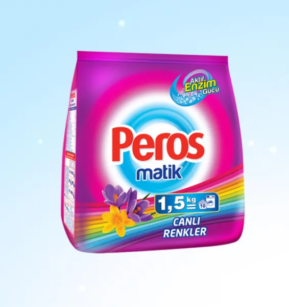 Peros Powder Detergent Glamarous Colors 1.5 kg