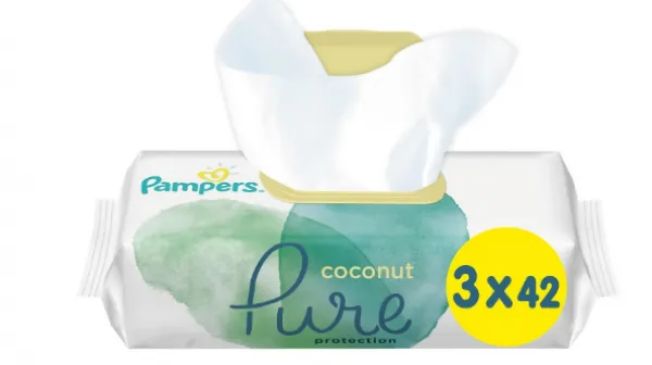 Prima Pure Wet Wipes Coconut 42 pcs