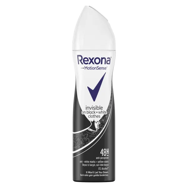 Rexona Invısible B&W Clothes 150 ml
