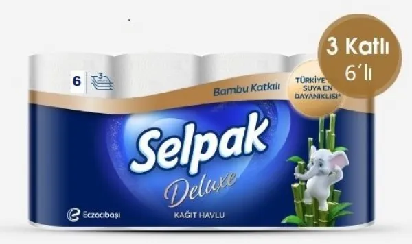 Selpak Bamboo Added Towel 6 pcs