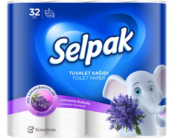 Selpak Toilet Papers with Parfume (Lavander) 32 pc
