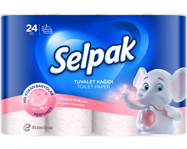 Selpak Toilet Papers with Parfume (Powder) 24 pc