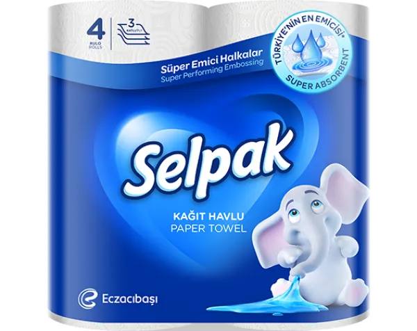 Selpak Towel 4 pc