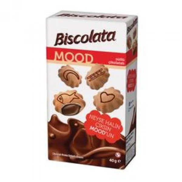 Şölen Biscolata Mood Chocolate Cream Filled Biscuit 40 gr