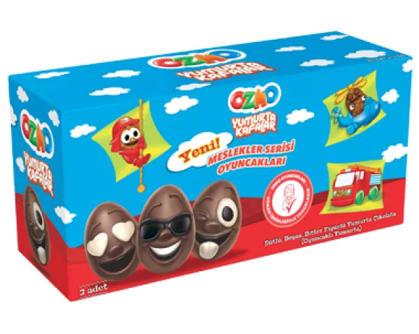 Şölen Ozmo Toy Milk, White, Bitter Figured Chocolate 20 grX3