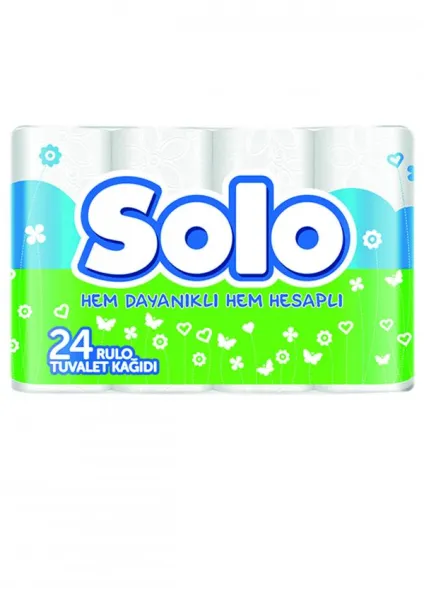 Solo Toilet Paper 24 pc