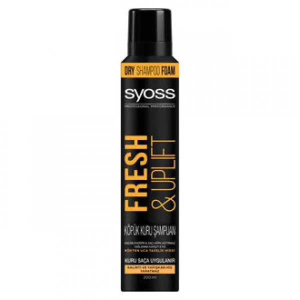 Syoss Fresh&Uplift Foam Dry Shampoo 200 ml