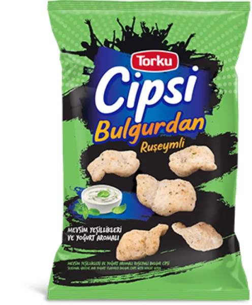 Torku Chips from Bulgur with Seasonal Greens and Yogurt Flavor 75 gr