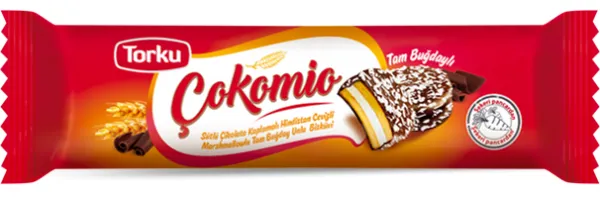 Torku Çokomio Chocolate Coated Marshmallow Biscuit 77 gr