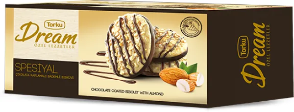 Torku Dream Special Chocolate Coated Biscuit With Almond 40 gr