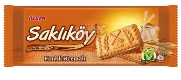 Ülker Saklıköy Hazelnut Cream Biscuits 100 gr