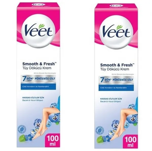 Veet Hair Removal Cream 100 Ml 2 pcs