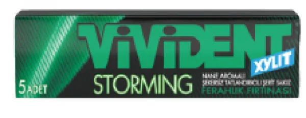 Vivident Storming 5P Stick Mint Gum 14 gr