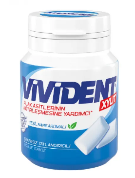 Vivident Xylit Green Mint Gum 67 gr